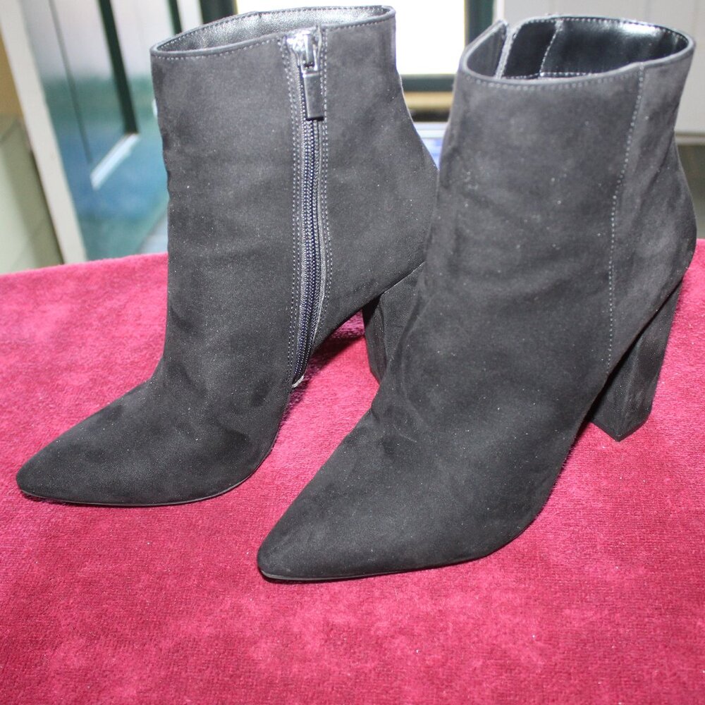 JustFab Ankle Boots -Zipper,  Size 7.5